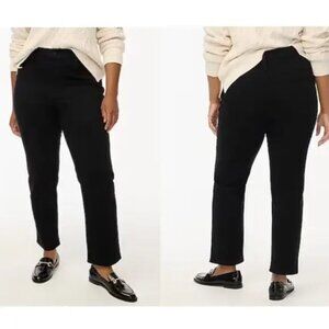 J. Crew Factory Jeans Womens Sz 33 Essential Straight Leg All-Day‎ Stretch Black